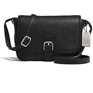 COACH F31664 Hadley Black Leather Crossbody  bag,Excellent condition like new!